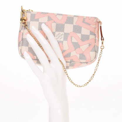 Louis Vuitton Damier Azur Tahitienne Mini Pochette Accessories 2 of 7
