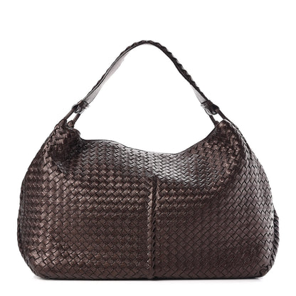 Bottega Veneta Cervo Intrecciato Shoulder Bag Brown 1 of 12