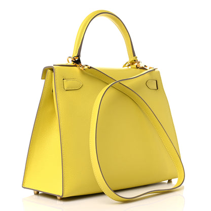 Hermes Epsom Kelly Sellier 28 Lime 3 of 14