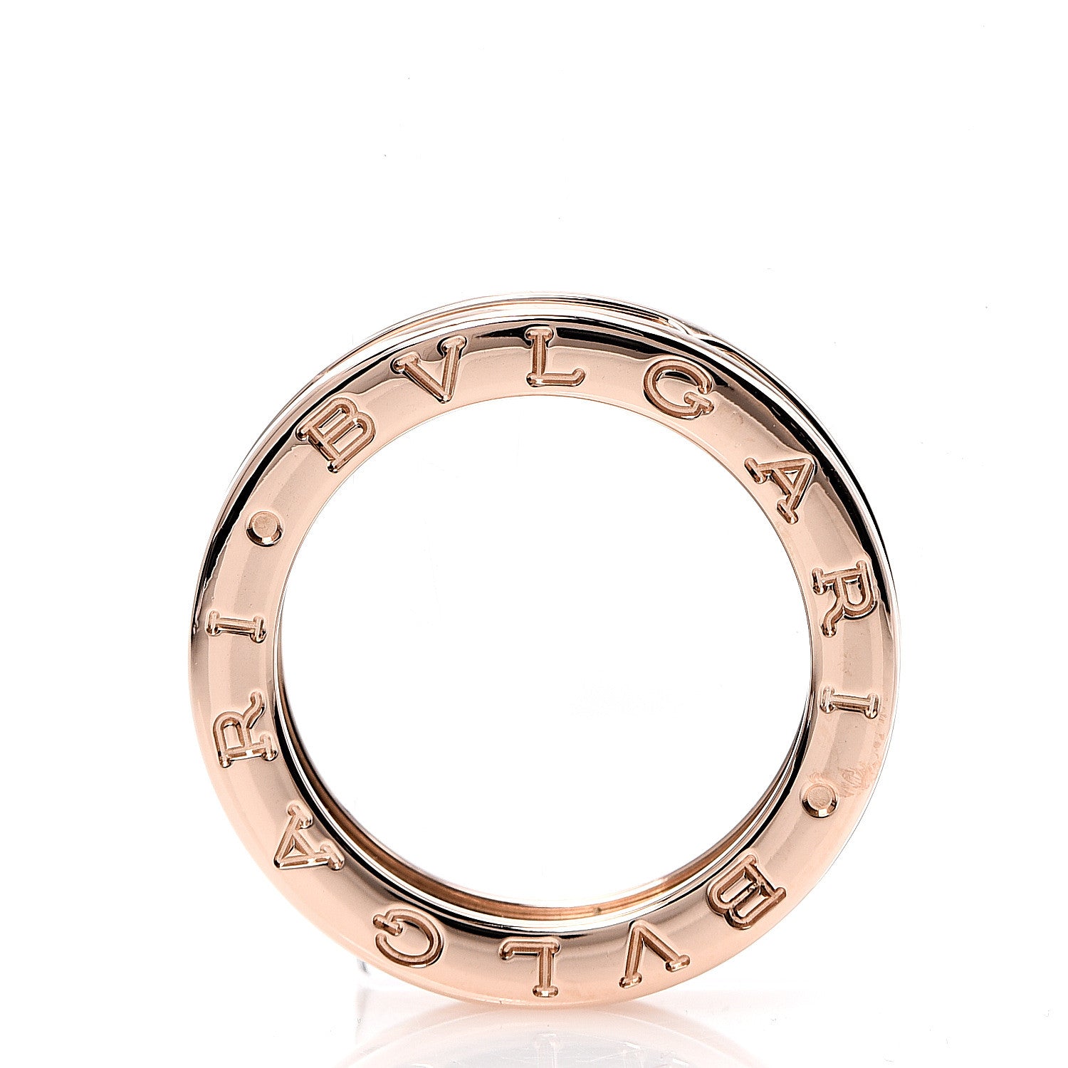 Bulgari 18K Rose Gold B.Zero1 Ring 51 5.75 4 of 4