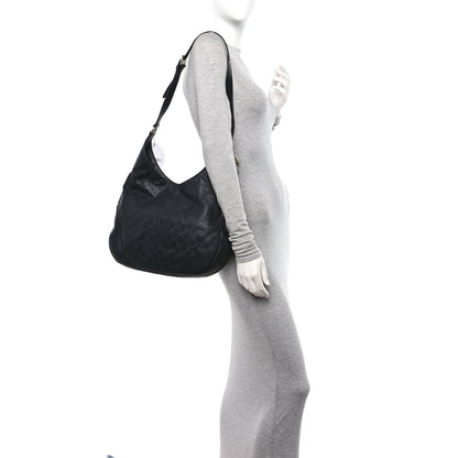 Gucci Guccissima Medium Charlotte Hobo Black 2 of 12