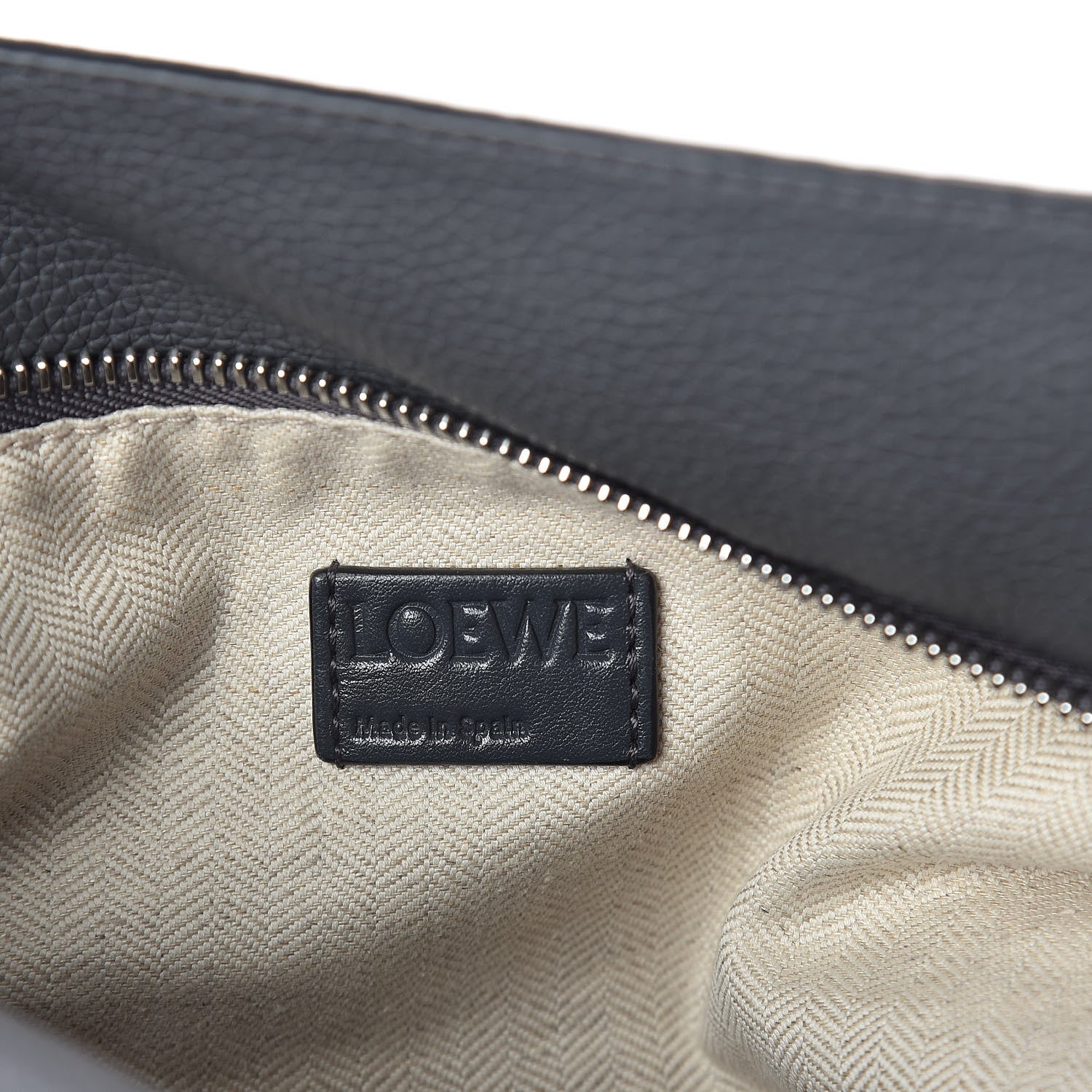 Loewe Calfskin Puzzle Bag Grey 6 of 9