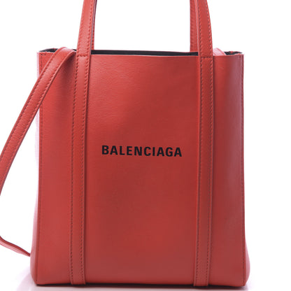 Balenciaga Smooth Calfskin Logo XXS Everyday Tote Vivid Red Black 12 of 12