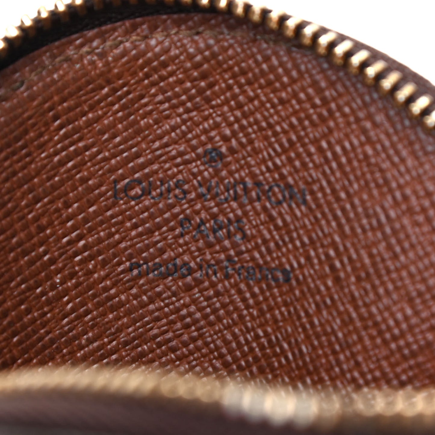 Monogram Round Coin Purse