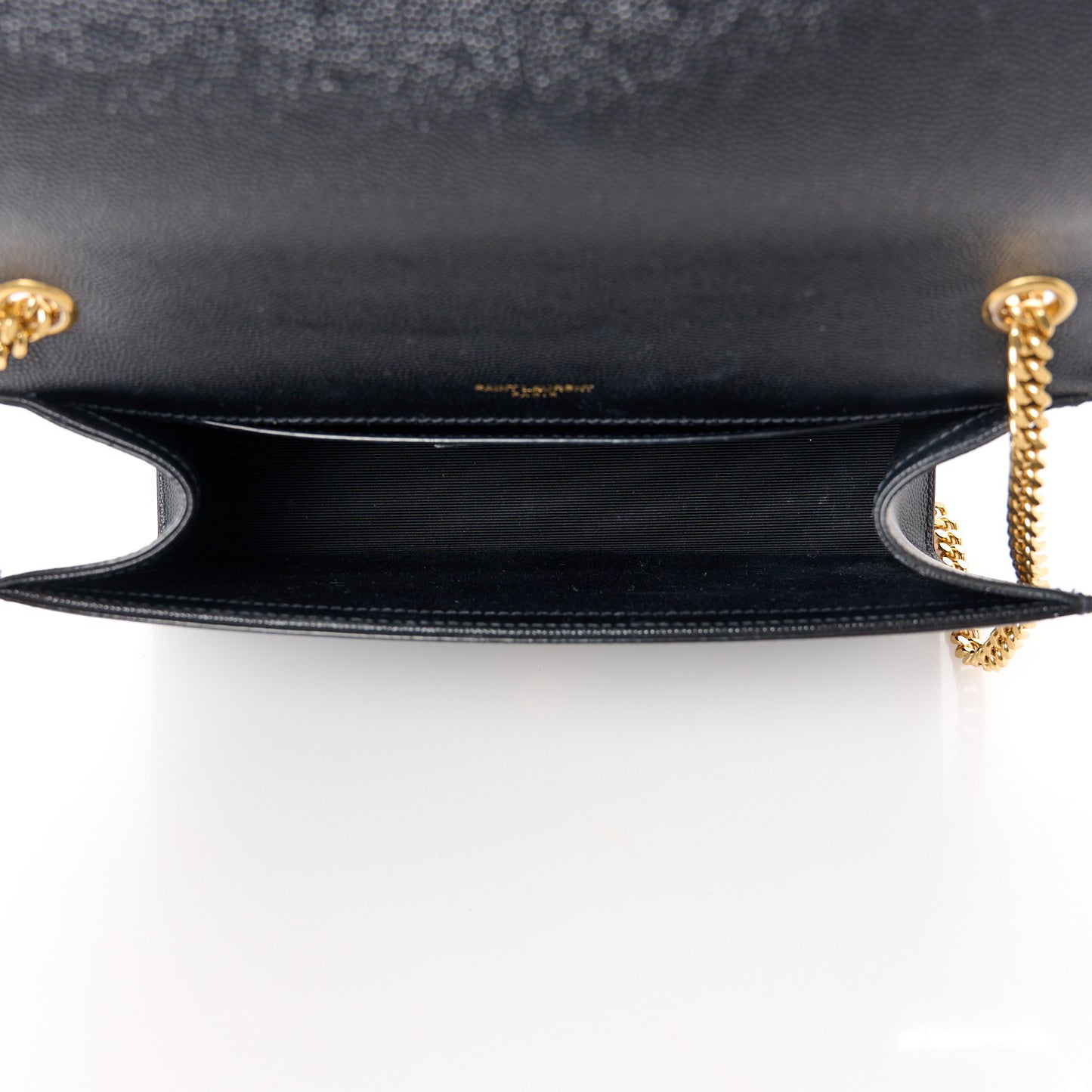 Grain De Poudre Medium Classic Monogram Kate Satchel Black