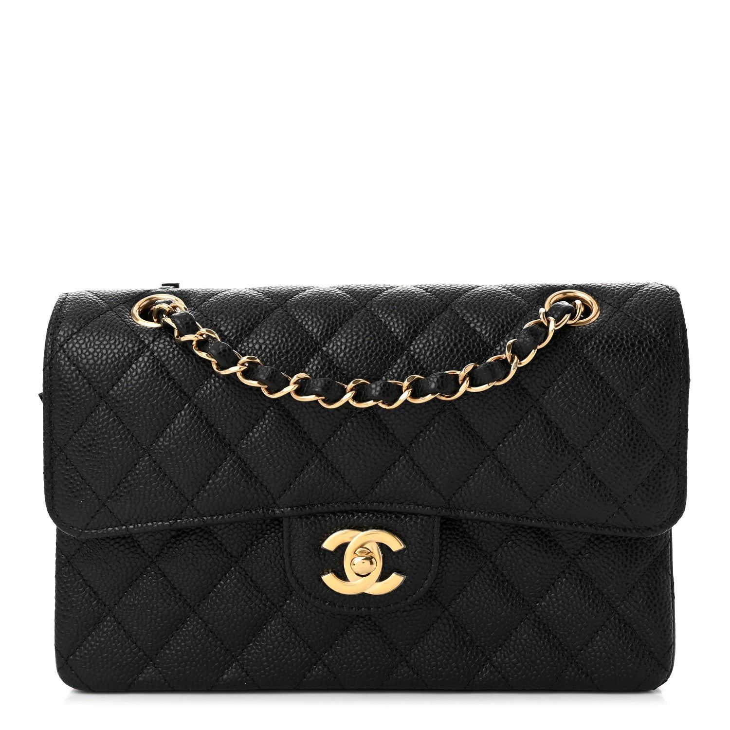 Chanel Caviar Quilted Small Double Flap Black 1 of 11