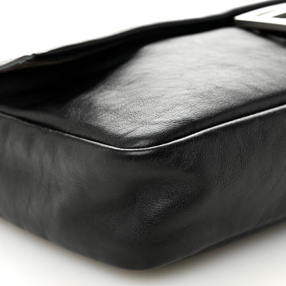 Fendi Vitello Grace Large Chain Baguette Black 9 of 10