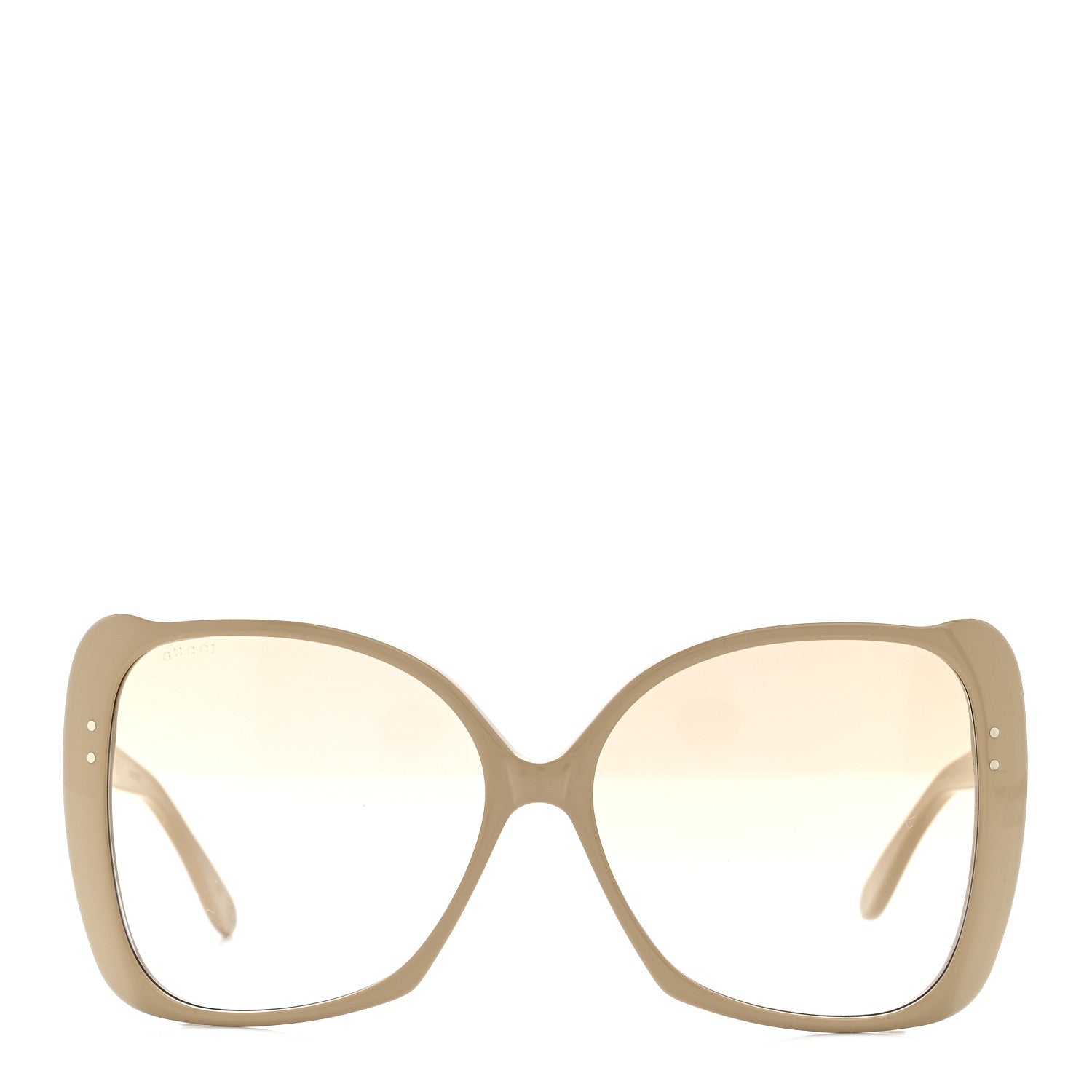 Gucci Acetate Oversize Square Frame GG0471S Sunglasses Light Beige 2 of 8
