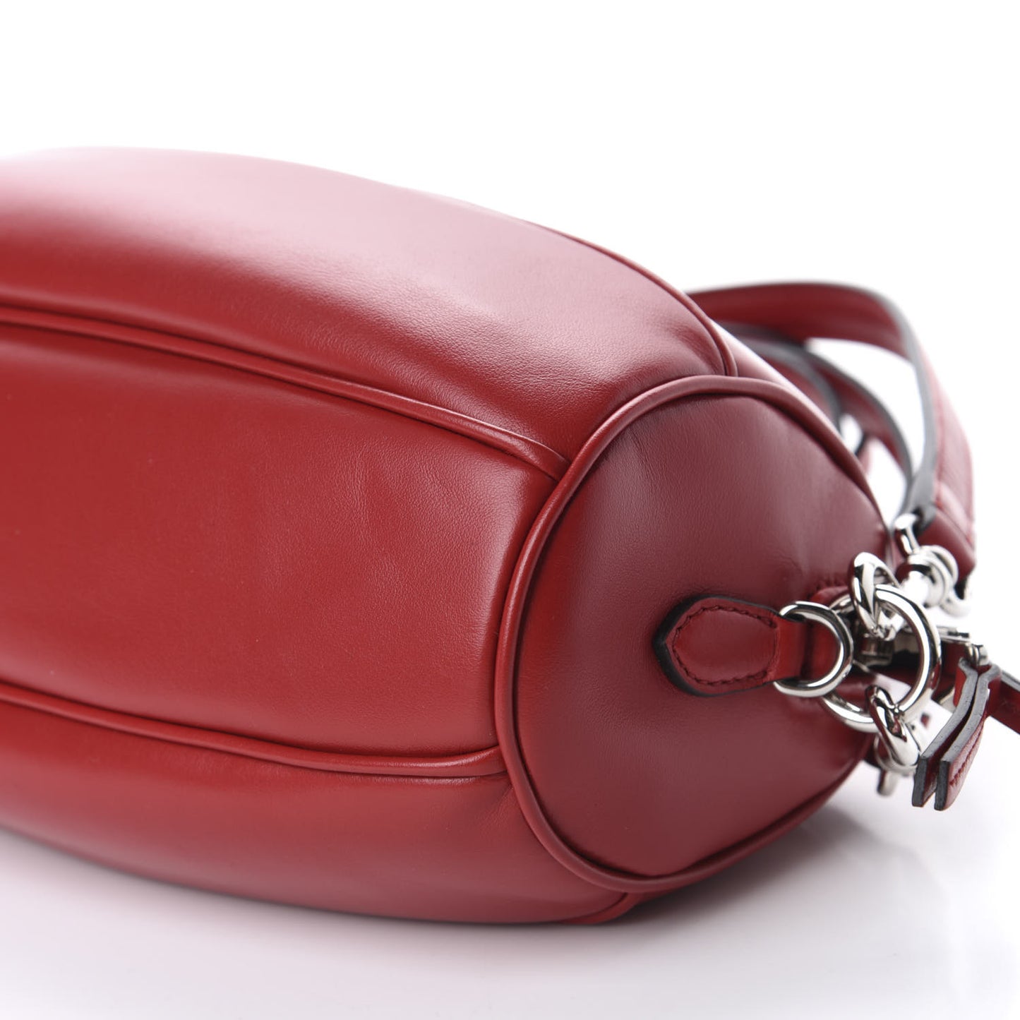 Soft Calfskin Bandoleer Bag Fuoco