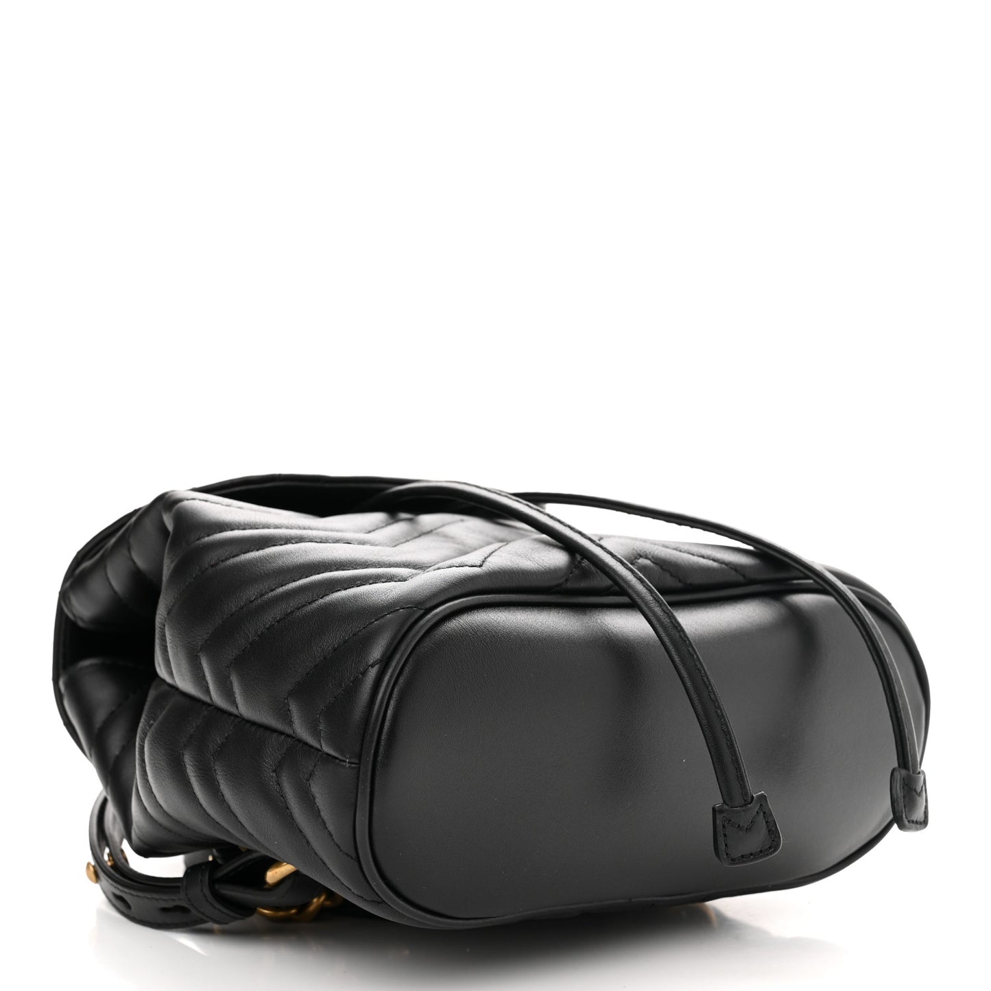 Calfskin Matelasse GG Marmont Flap Backpack Black