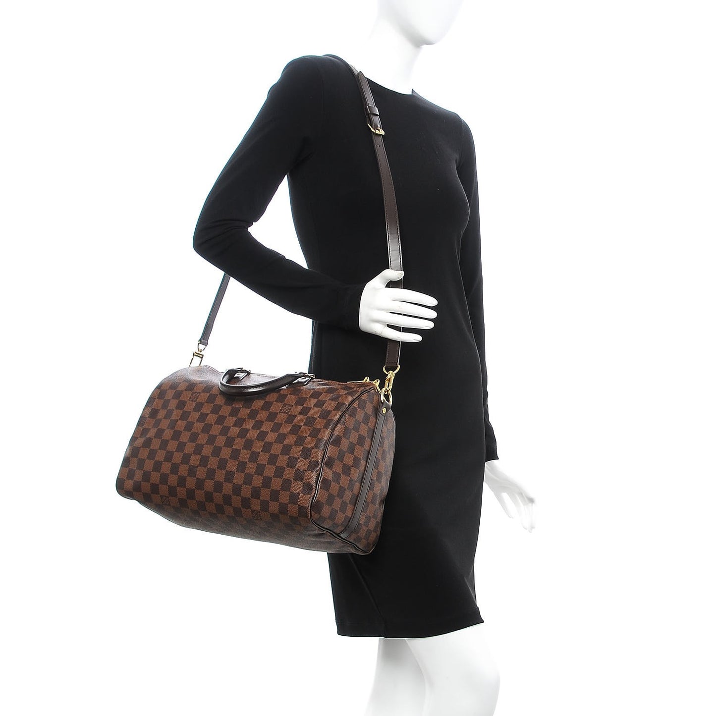 Damier Ebene Speedy Bandouliere 35