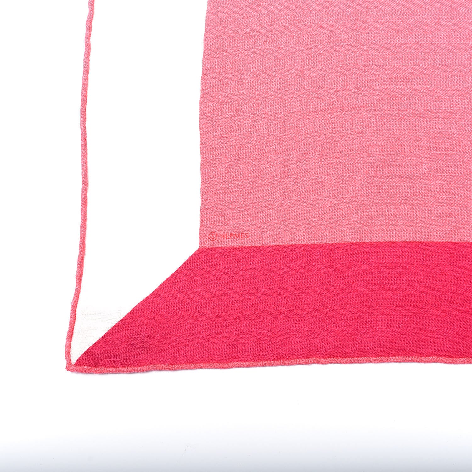 Hermes Cashmere Silk Encadre H Passant Giant Scarf 140 Rose Bonbon Fuchsia 4 of 4