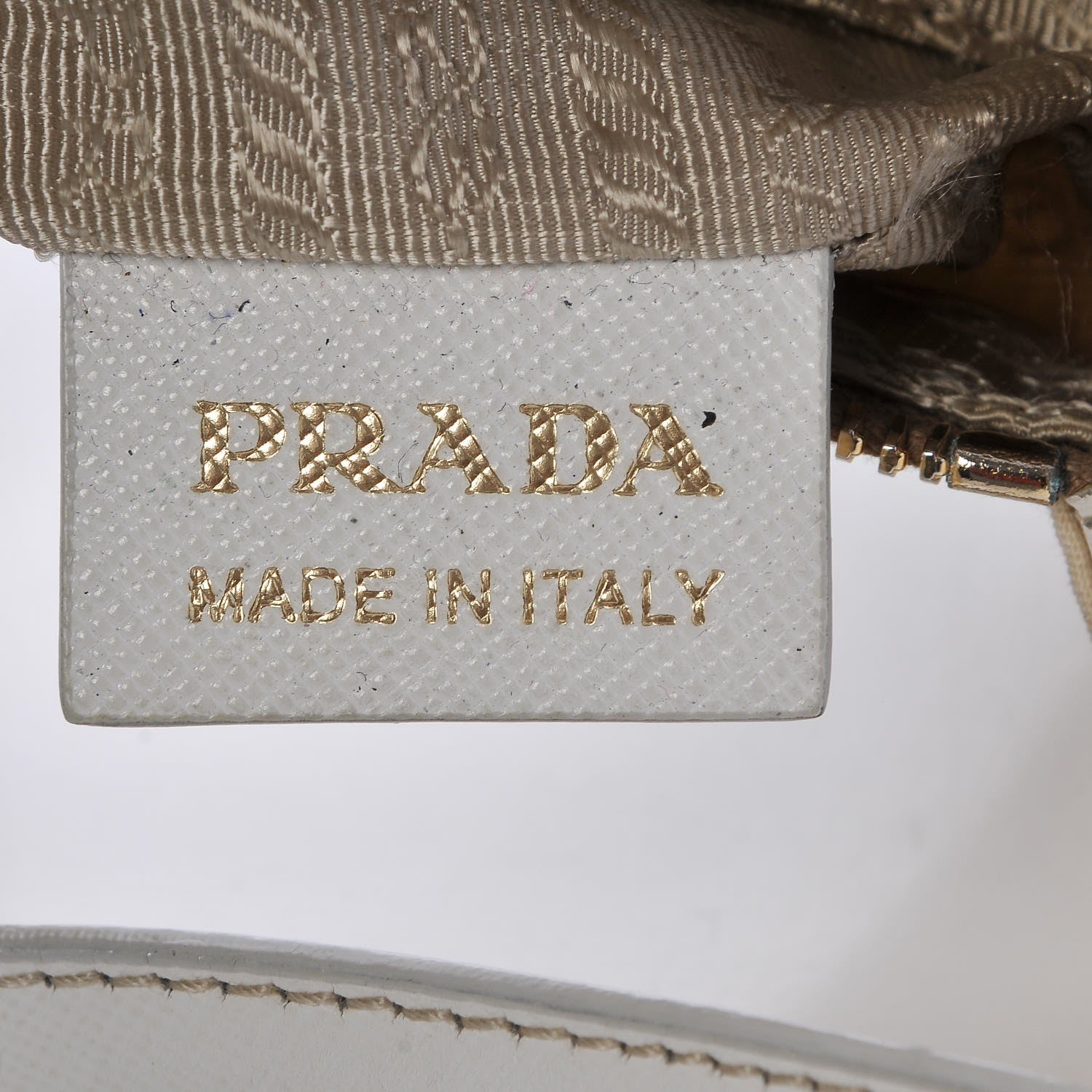 Prada Tessuto Nylon Saffiano Logo Crossbody Bag Talco 6 of 14