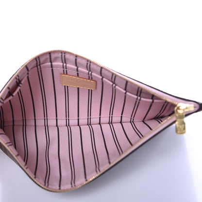 Louis Vuitton Monogram Neverfull MM GM Pochette Rose Ballerine 5 of 9