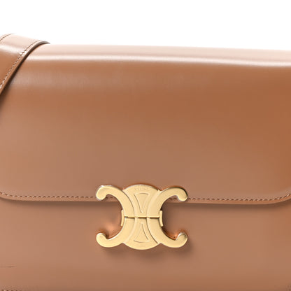 Celine Shiny Calfskin Medium Triomphe Bronze 7 of 9