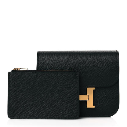 Hermes Epsom Constance Slim Wallet Black 1 of 10