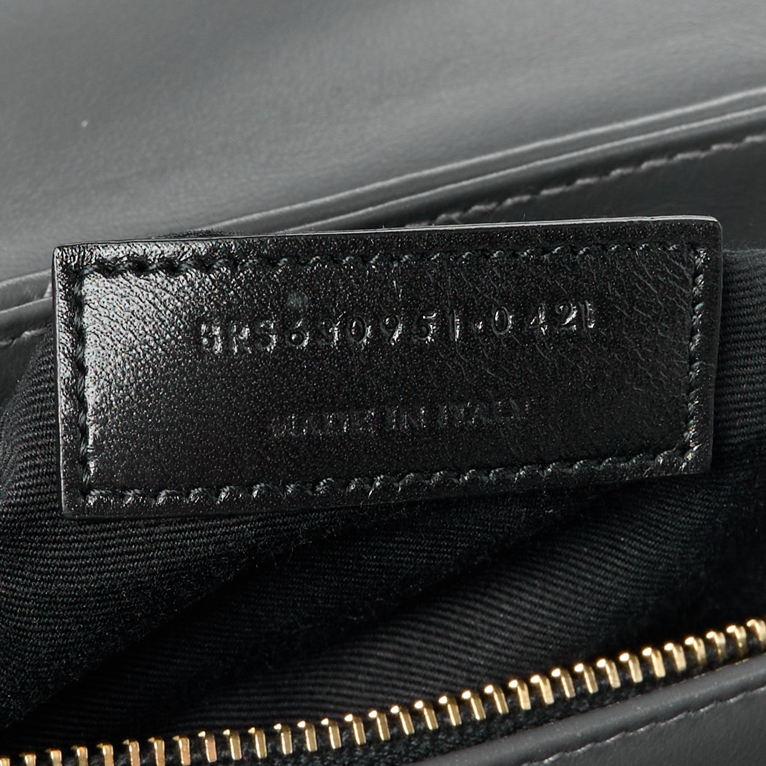 Saint Laurent Calfskin Y Quilted Monogram Toy Loulou Crossbody Bag Storm 8 of 11