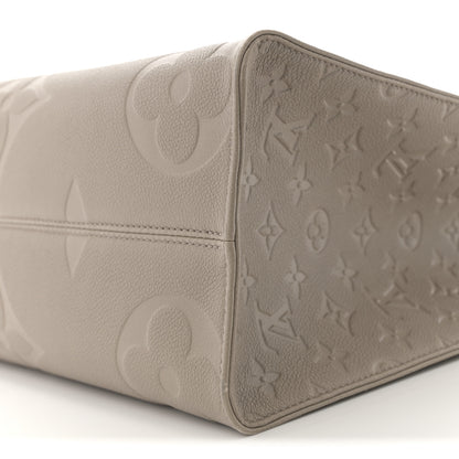 Louis Vuitton Empreinte Monogram Giant Onthego MM Tourterelle 9 of 10