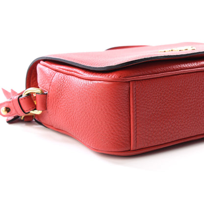 Prada Vitello Phenix Flap Crossbody Rosso 5 of 8