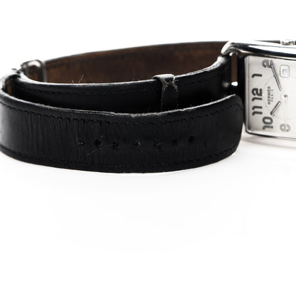 Hermes Stainless Steel Barenia 29mm Cape Cod Double Tour Quartz Watch Noir 8 of 8