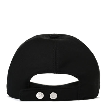 Chanel Cotton CC Cap Hat Black 5 of 7