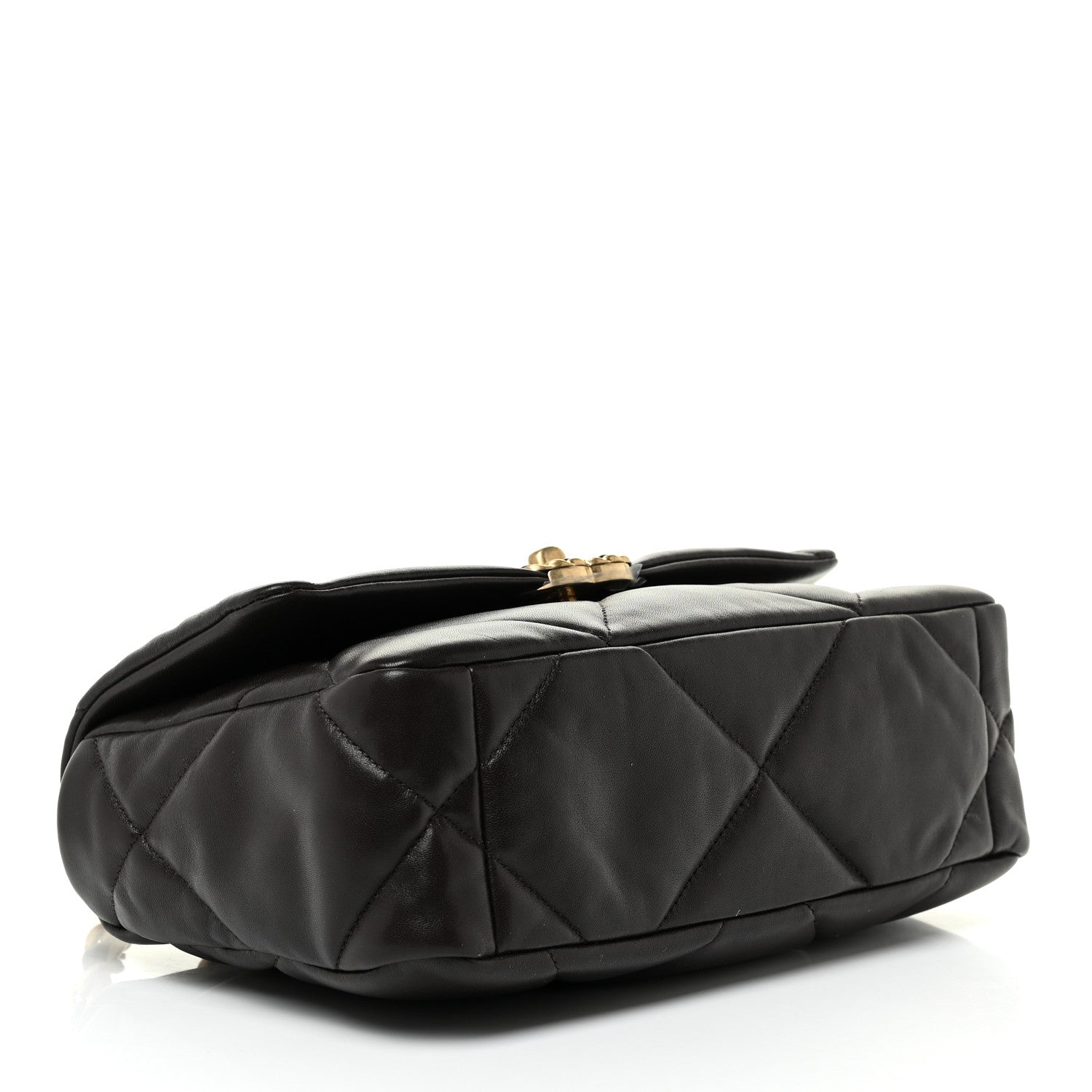 Chanel Lambskin Quilted Medium Chanel 19 Flap Dark Brown 6 of 22