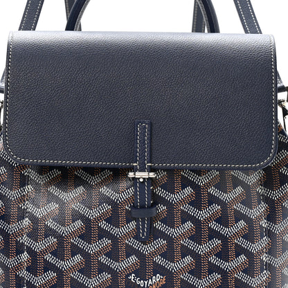 Goyard Goyardine Calfskin Mini Alpin Backpack Navy 7 of 11