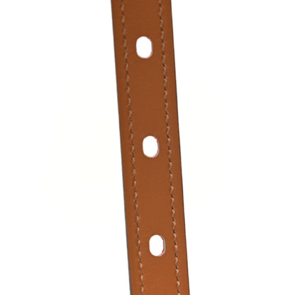 Hermes Epsom 15mm Pop H Belt 80  Orange Poppy 5 of 6