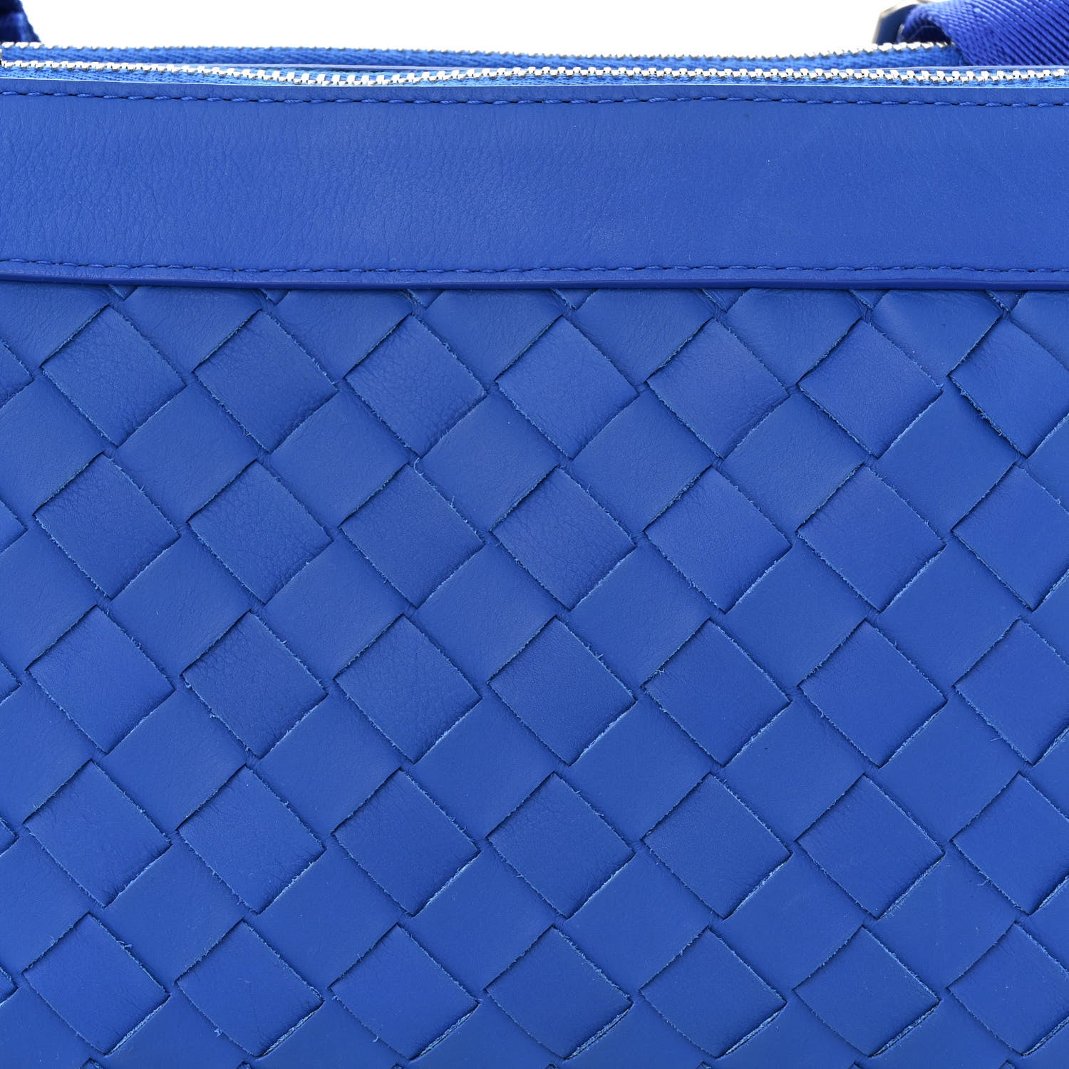 Bottega Veneta Nappa Intrecciato Duo Bag Cobalt 9 of 11