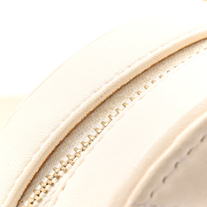 Chanel Lambskin Quilted Chanel 19 Round Clutch With Chain White 13 of 13