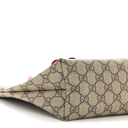 Gucci GG Supreme Monogram Kids Owl Tote 9 of 12