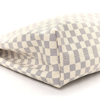 Louis Vuitton Damier Azur Graceful MM Rose Ballerine 8 of 11