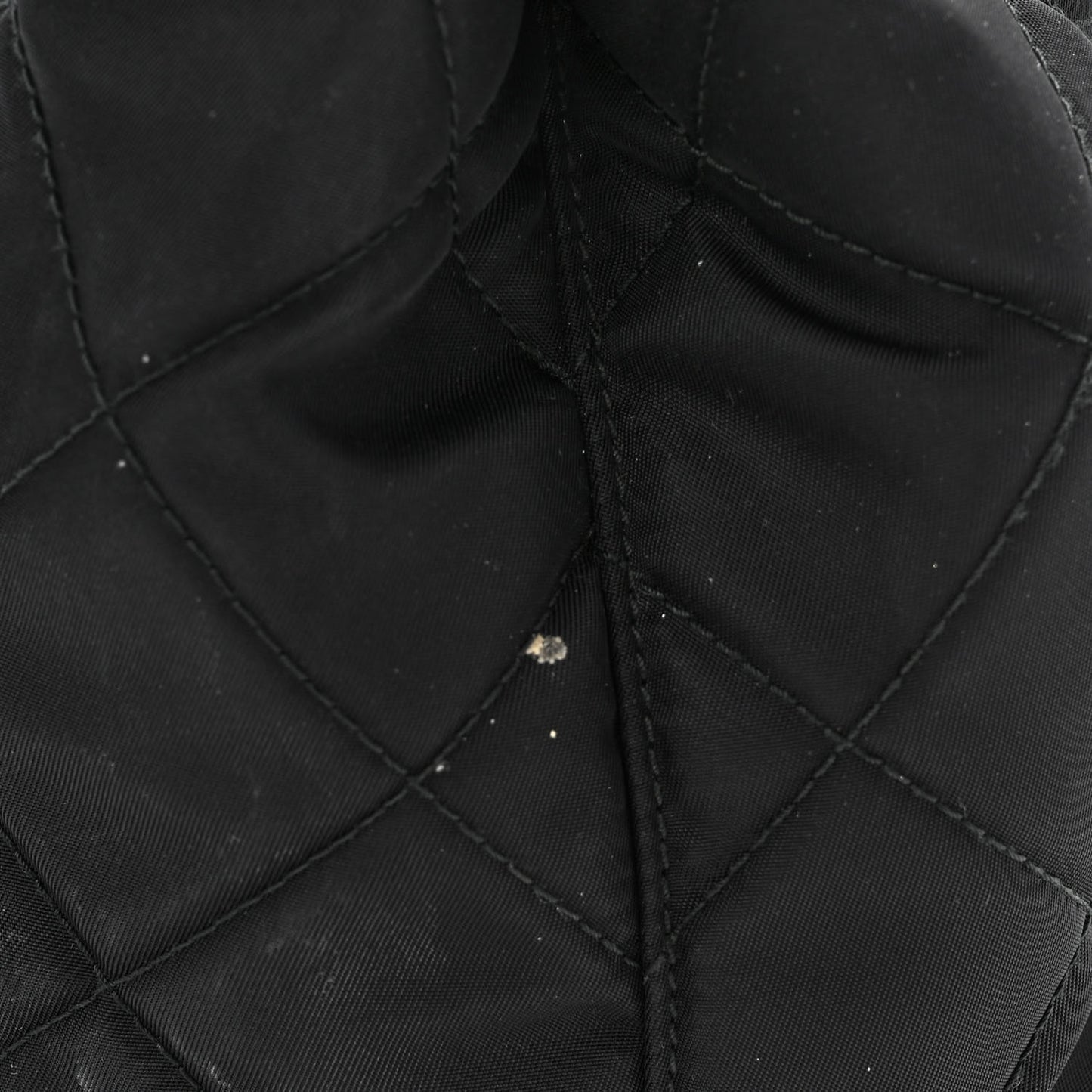 Nylon Tessuto Impuntu Quilted Tote Black