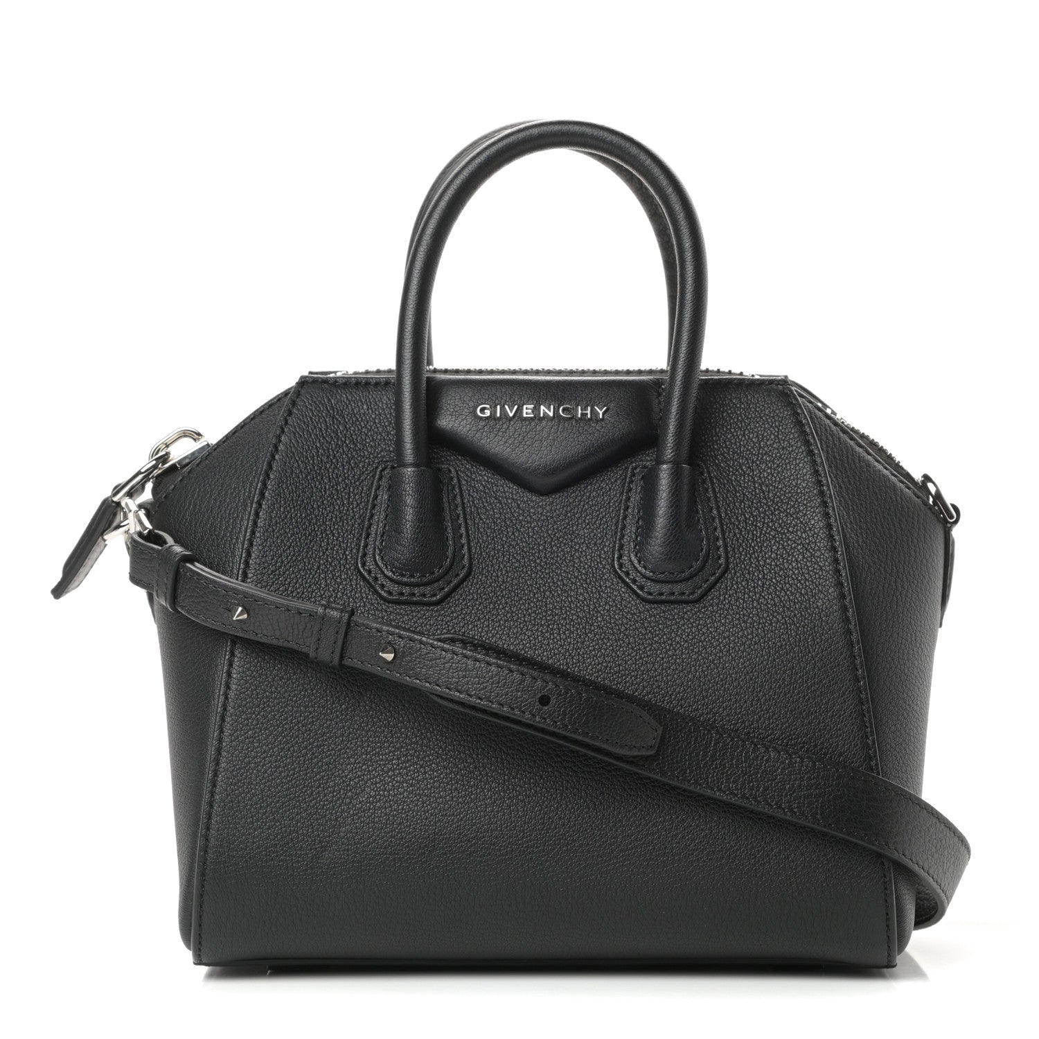 Givenchy Sugar Goatskin Mini Antigona Black 1 of 10