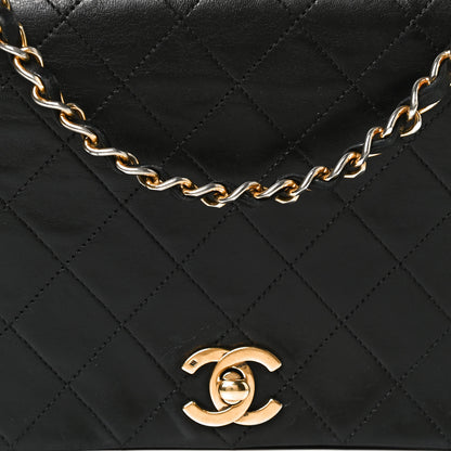 Chanel Lambskin Quilted Small Single Flap Black 9 of 14