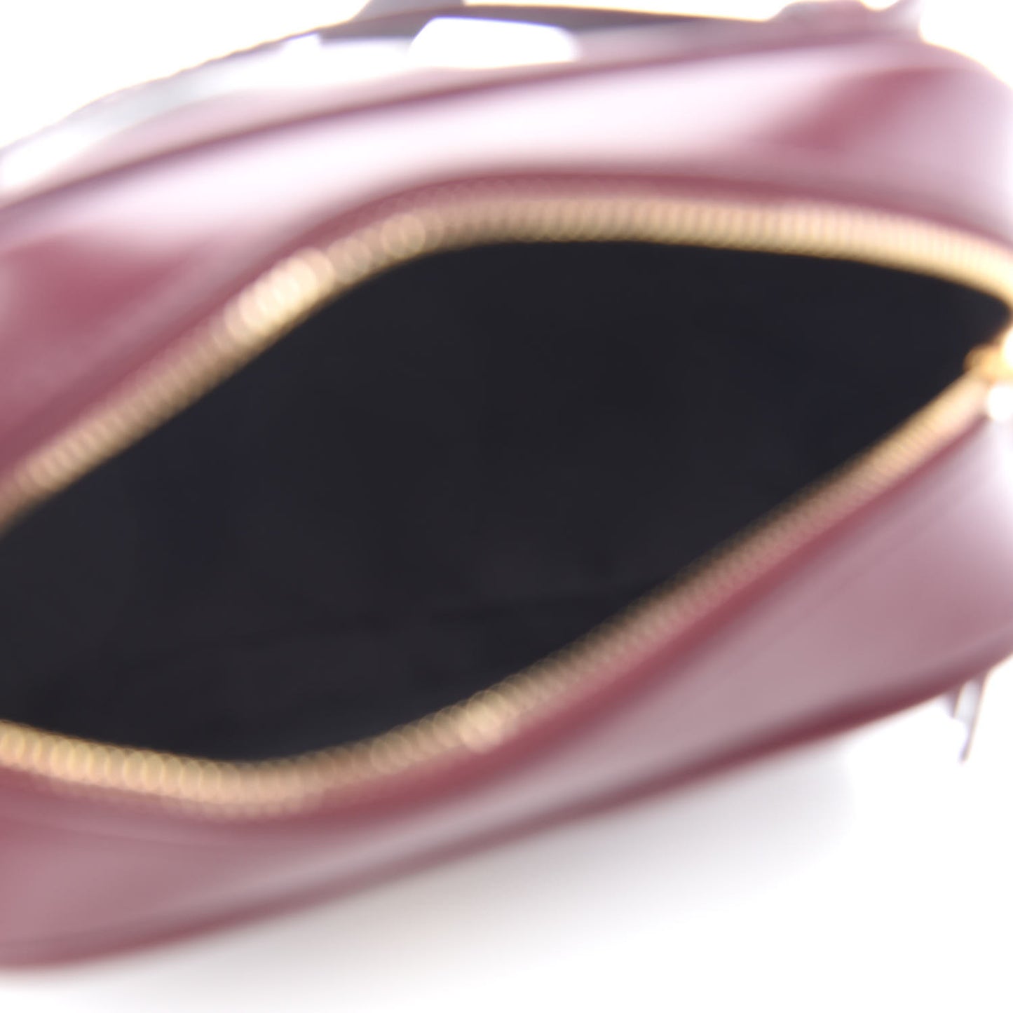 Calfskin Matelasse Monogram Lou Belt Bag Dark Legion Red