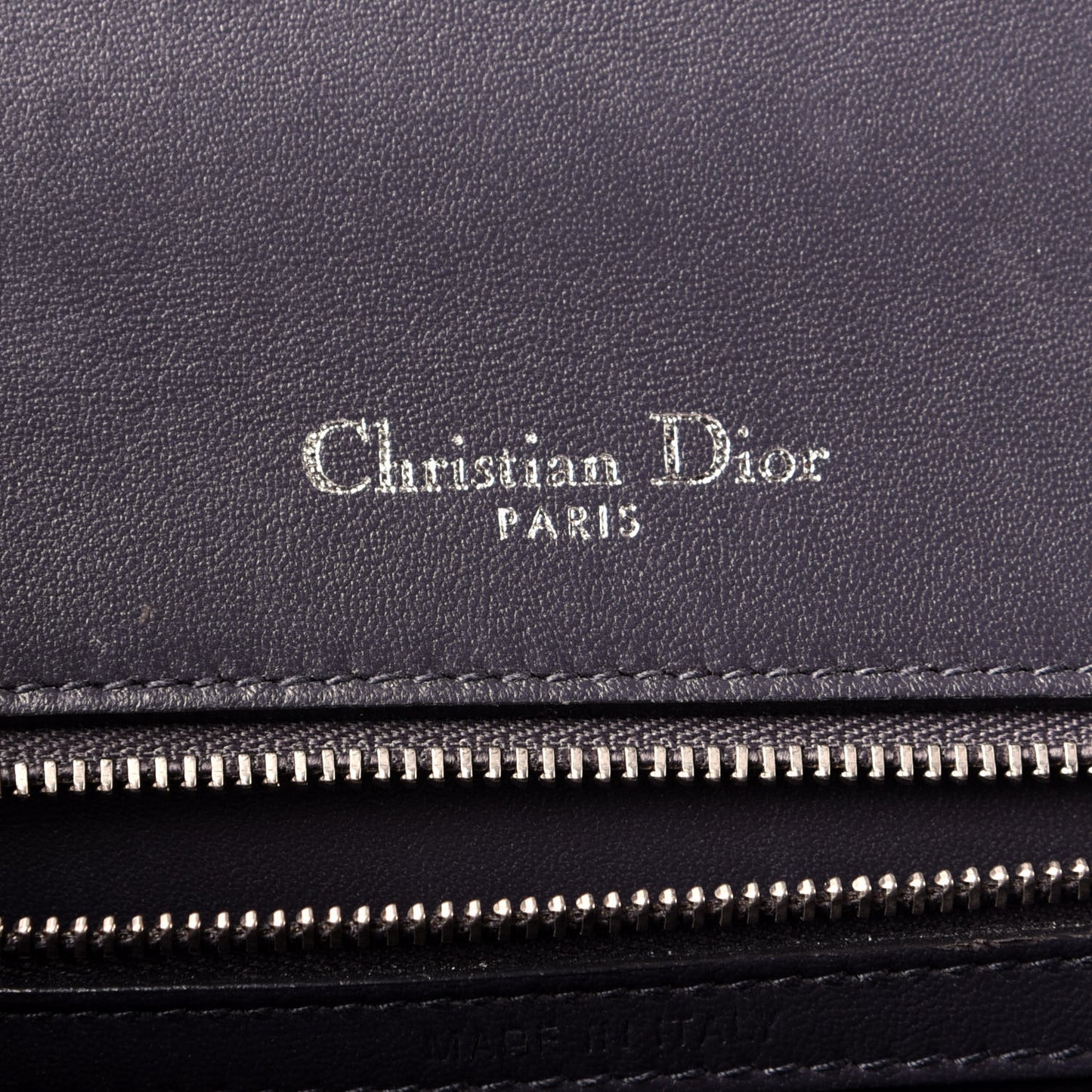 Metallic Patent Micro-Cannage Medium Diorama Flap Bag Silver