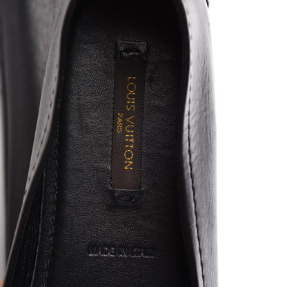 Louis Vuitton Calfskin Oxford Ballerina Flats 38 Black 8 of 10