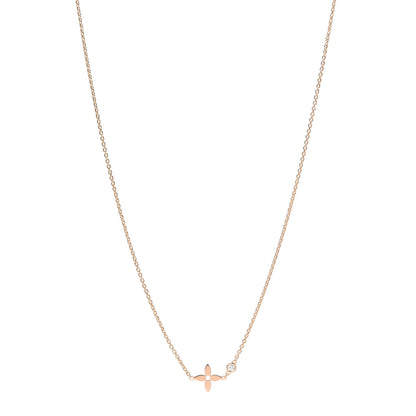 Louis Vuitton 18K Pink Gold Diamond Idylle Blossom Pendant Necklace 1 of 5