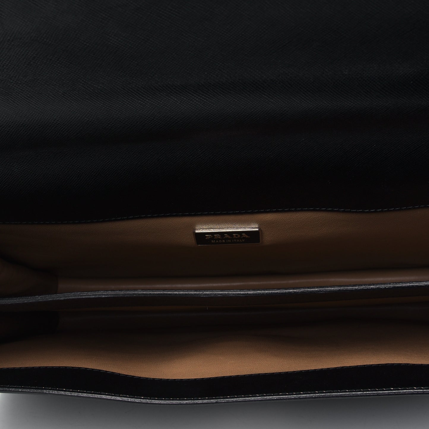Saffiano Briefcase Black