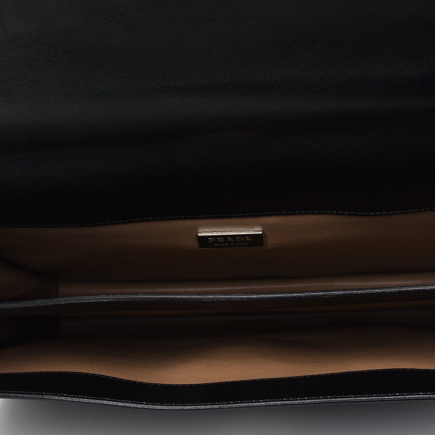 Prada Saffiano Briefcase Black 4 of 6