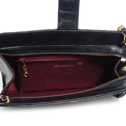 Chanel Lambskin Quilted Shoulder Bag Black 7 of 7