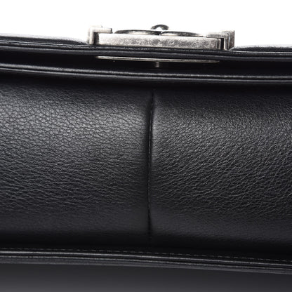 Chanel Lambskin Quilted New Medium Boy Flap Black 9 of 14