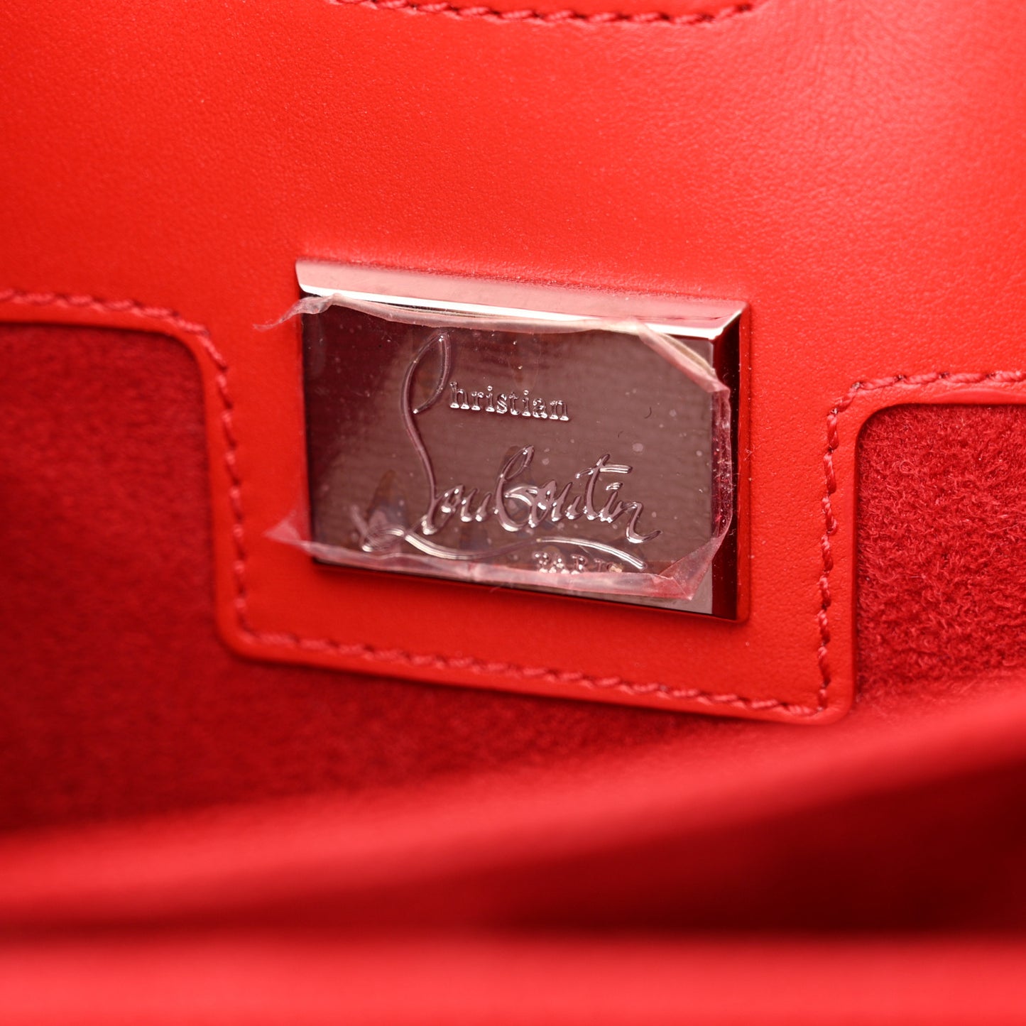 Calfskin Empire Patent Studded Medium Paloma Loulou