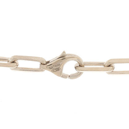 Cartier 18K White Gold SM Santos De Cartier Link Necklace 4 of 6