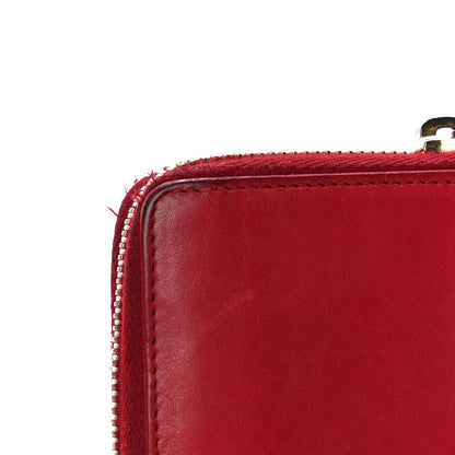 Saint Laurent Calfskin Classic Y Ligne Zip Around Wallet Red 12 of 21