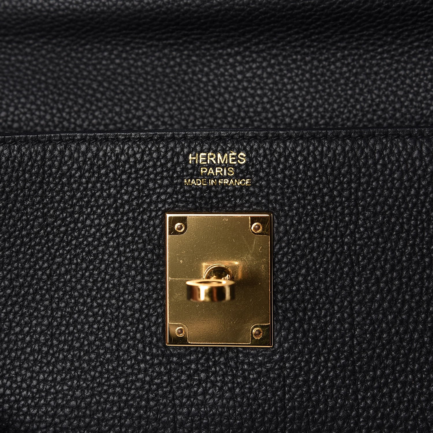 Hermes Togo Kelly Retourne 32 Black 6 of 10