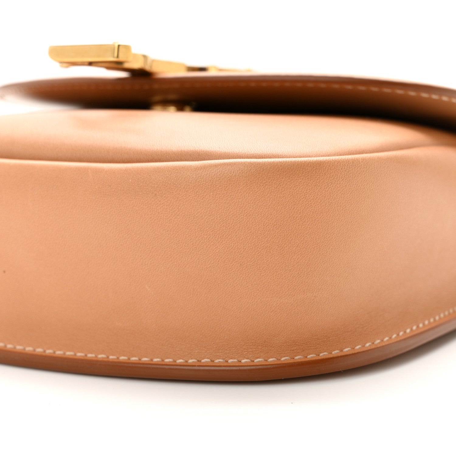 Saint Laurent Smooth Calfskin Cotton Canvas Small Kaia Satchel Natural Beige 10 of 12