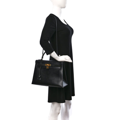 Hermes Box Kelly Sellier 32 Black 2 of 12