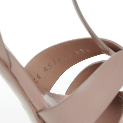 Saint Laurent Calfskin Tribute 105 Platform Sandals 39.5 Rose Antic 8 of 9